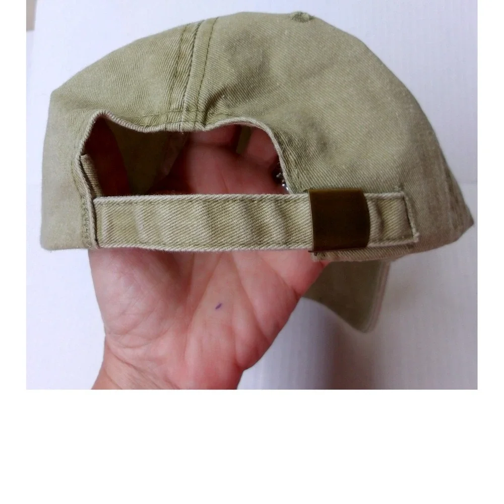 Statue‎ of Liberty New York Hat Khaki Tan Red Embroidered Dad Cap NYC /#26500